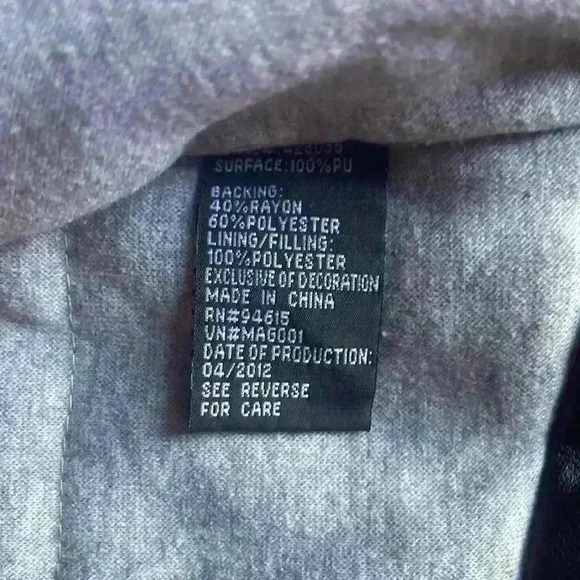 NWOT! Hawke & CO Outfitter Faux Leather Jacket 4T - Picture 7 of 11